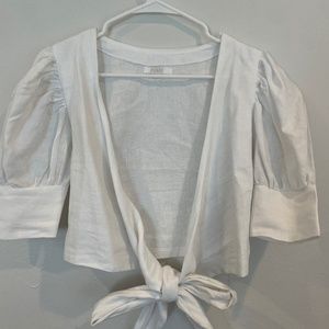 Posse August Top - White Linen